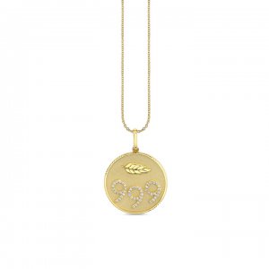 Gold & Diamond 999 Angel Number Charm