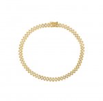 Gold & Diamond Marquise Evil Eye Tennis Bracelet