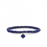 Men's Collection Gold & Diamond Enamel Dice on Lapis