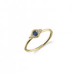 Gold & Diamond Baby Evil Eye Ring