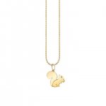 Pure Gold Squirrel Charm