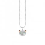 Gold & Diamond Cat Charm