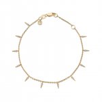 Gold & Diamond Multi Fringe Bracelet