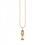 Gold & Ruby Fatima Doll Charm