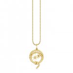 Gold & Diamond Starburst Lasso Charm