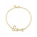 Gold & Diamond Medium Love Bracelet