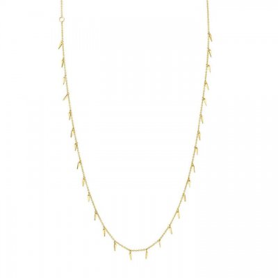 Pure Gold Large Multi Fringe Necklace