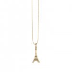 Gold & Diamond Eiffel Tower Charm