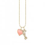 Gold & Diamond Heart & Love Necklace