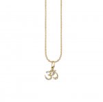 Gold & Diamond Small Om Charm