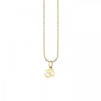 Pure Gold Tiny Om Charm