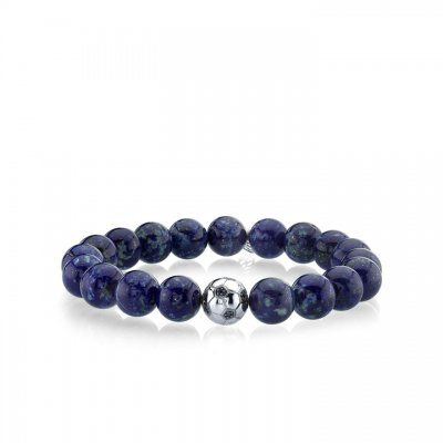 Men's Collection Gold & Diamond Soccer Ball on Lapis