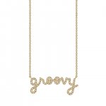 Gold & Diamond Small Groovy Necklace