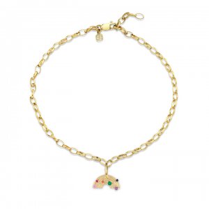 Gold Rainbow Anklet