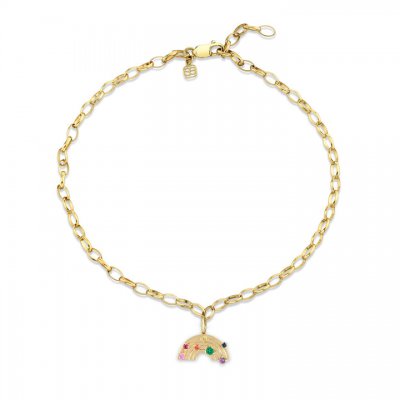 Gold Rainbow Anklet