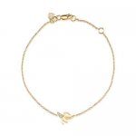 Gold & Diamond Banana Bracelet