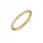 Gold & Diamond Bezel Eternity Ring