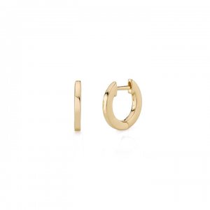 Men's Collection Pure Gold Huggie Hoops