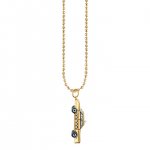 Men's Collection Gold & Diamond Taxi Cab Necklace