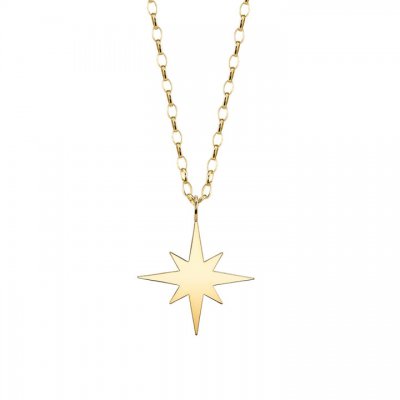 Pure Gold Starburst Charm