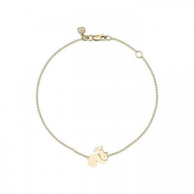 Pure Gold Squirrel Bracelet