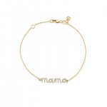 Gold & Diamond Mama Bracelet