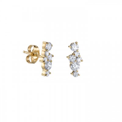 Gold & Diamond Cocktail Bar Stud