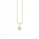 Gold & Pearl Mini Moroccan Enamel Charm