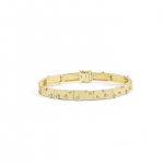 Gold & Diamond Bezel Anniversary Bracelet