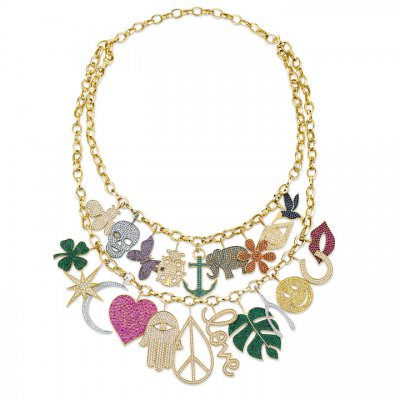 20th Anniversary Multi-Charm Necklace