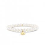 Men's Collection Pure Gold Evil Eye on Pearl