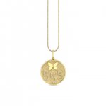 Gold & Diamond 555 Angel Number Charm