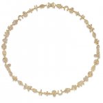 Gold & Diamond Small Anniversary Eternity Necklace