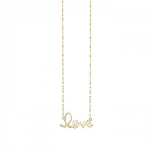 Pure Gold Small Love Necklace