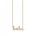 Gold & Diamond Babe Necklace