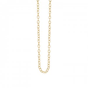 14k Gold Oval Cable Chain