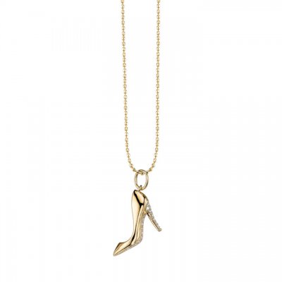 Gold & Diamond Stiletto Charm