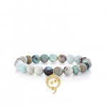 Gold & Diamond Starburst Lasso on Larimar