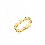 Pure Gold Marquise Eye Eternity Ring