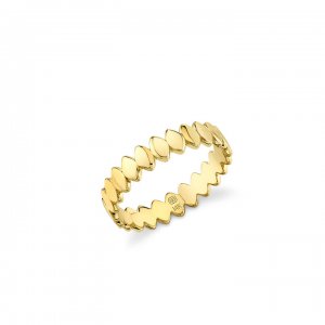 Pure Gold Marquise Eye Eternity Ring