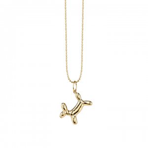 Little Loves Gold Balloon Dog Necklace