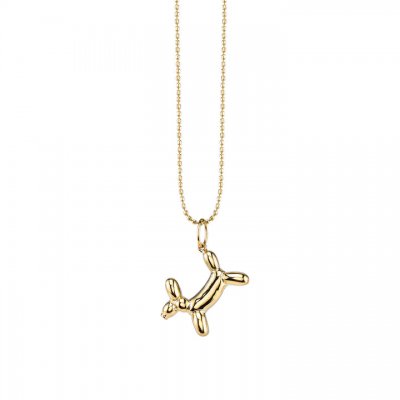 Little Loves Gold Balloon Dog Necklace