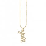 Gold and Diamond Y'all Necklace