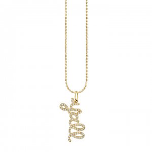 Gold and Diamond Y'all Necklace