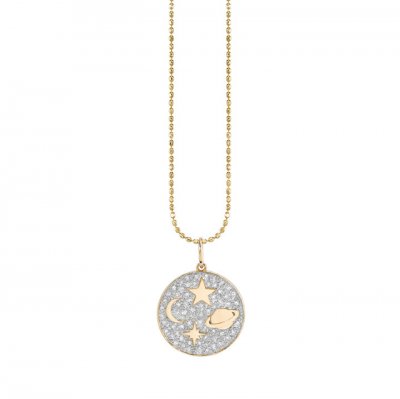 Gold & Diamond Celestial Tableau Charm