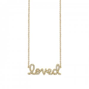 Gold & Diamond Loved Necklace