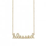 Gold & Diamond Small Blessed Necklace