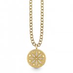 Gold & Diamond Large Icon Sand Dollar Charm