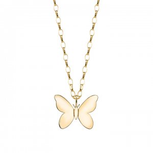 Pure Gold Butterfly Charm