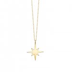 Pure Gold Small Starburst Charm